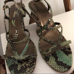 Tahari Snakeskin Sandals